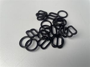 BH tilbehør - sort, 9 mm